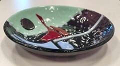 Modern Design Accent Bowl Fused Glass Class
