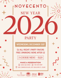 Novecento New Year 2026 Party