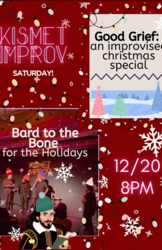 BARD TO THE BONE for the holidays, ft. GOOD GRIEF: AN IMPROVISED CHRISTMAS SPECIAL