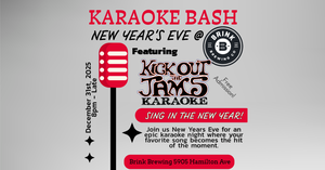 New Year's Eve Karaoke Bash @ Brink Brewing
