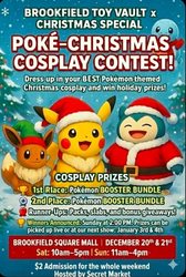Poké-Christmas and Brookfield Toy Vault Pokemon Cards and Collectibles Show