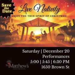 St. Matthew’s Live Nativity