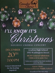 "I'll Know It's Christmas": Ozaukee Chorus Annual Christmas Concert
