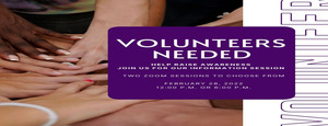 Volunteers Needed - Volunteer Information Session Via Zoom