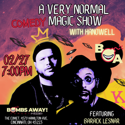 Comedy At The Comet | A VERY NORMAL MAGIC SHOW