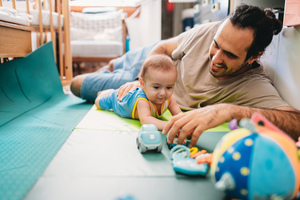 Tummy Time for Infants & Caregivers