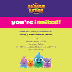 Slime Kitchen San Francisco Grand Opening