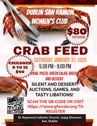 Dublin San Ramon Women's Club Crab Feed Fundraiser