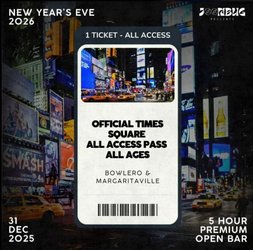 All Ages Times Square Party Pass NYE 2026