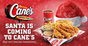Santa is Coming to Cane's in St. Pete!