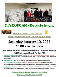 Styrofoam and other recycling
