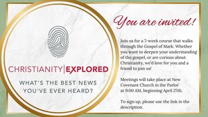 Christianity Explored at New Covenant Church in Naperville