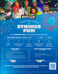 Strike Up the FUN at Main Event’s 2026 NYE Bash - Tulsa
