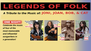 Legends of Folk: Joni, Joan, Bob, and Cat