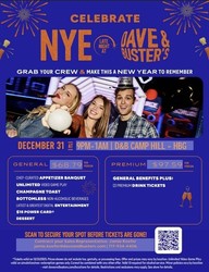 New Years Eve at Dave & Buster's Camp Hill - Harrisburg