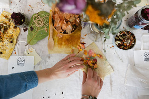 Petals Into Pigment: Natural Dyeing with Valentine’s Flowers
