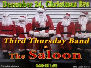 Third Thursday Band  Late Show at The Saloon!