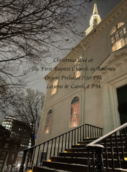 Christmas Eve at The First Baptist Church in America