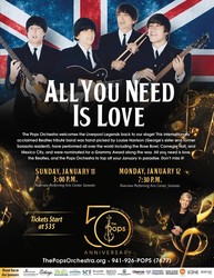 Liverpool Legends, a Beatles Tribute presented by The Pops Orchestra