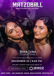 MATZOBALL® BOCA RATON XMAS EVE ages 21-49 December 24, 2025