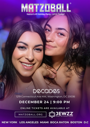 MATZOBALL® WASHINGTON DC XMAS EVE ages 21-49 December 24, 2025
