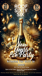 Bring the GLITZ in 2026 at Roof Sixty NYE Party