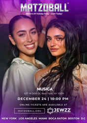 MATZOBALL® NEW YORK XMAS EVE ages 21-49 December 24, 2025