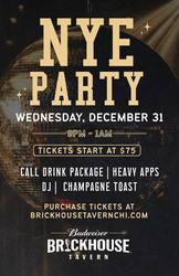 New Year's Eve Party at Budweiser Brickhouse Tavern (NYE 2026)