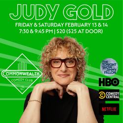 JUDY GOLD presented by Commonwealth Comedy Club