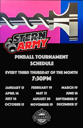 Stern Army Pinball Tournament