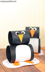 Kingsburg Library Kids Craft - Penguin