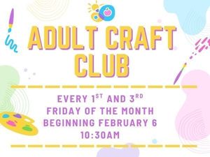 Adult Craft Club