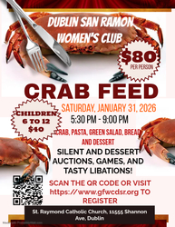 Dublin San Ramon Women's Club - Crab Feed Fundraiser