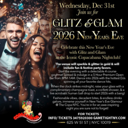 THE COPACABANA NEW YEARS EVE PARTY 2026