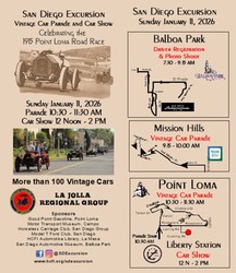 San Diego Excursion Antique Car Tour and Show