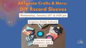 ARTgenta Crafts & More: DIY Record Sleeves (Registration Required)