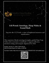 01:11 Portal: Astrology, Harp Nidra, and Sound Bath