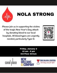 Blood Drive to remember New Years Day Victims