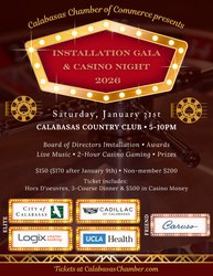 Calabasas Chamber's 2026 Installation Gala & Casino Night