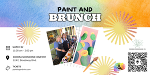 Pastel Cactus Paint and Brunch at Sonora Moonshine Co