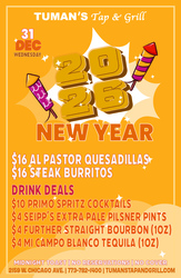 New Year’s Eve at Tuman’s Tap & Grill