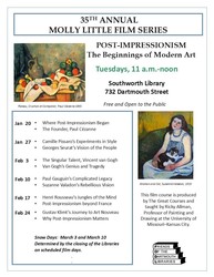 35th ANNUAL MOLLY LITTLE FILM SERIES