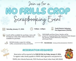 No Frills Crop Scrapbooking Event