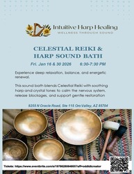 Celestial Reiki and Harp Sound Bath