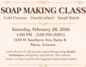 Soap Making Class – Cold Process