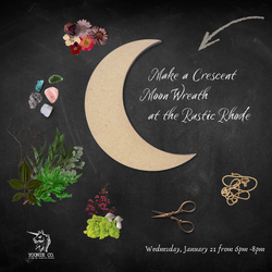 Create Crescent Moon Wreaths at The Rustic Rhode