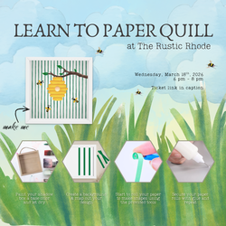Create Spring Bee Designs at Our Paper Quilling Workshop
