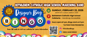 Bethlehem Catholic High School Marching Band Designer Bag Bingo