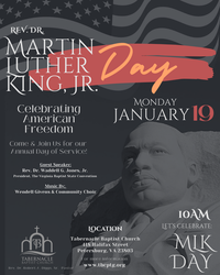 Annual Rev. Dr. Martin Luther King, Jr. Service