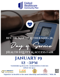 2026 Rev. Dr. Martin Luther King, Jr. Health Equity & Access Fair - MLK